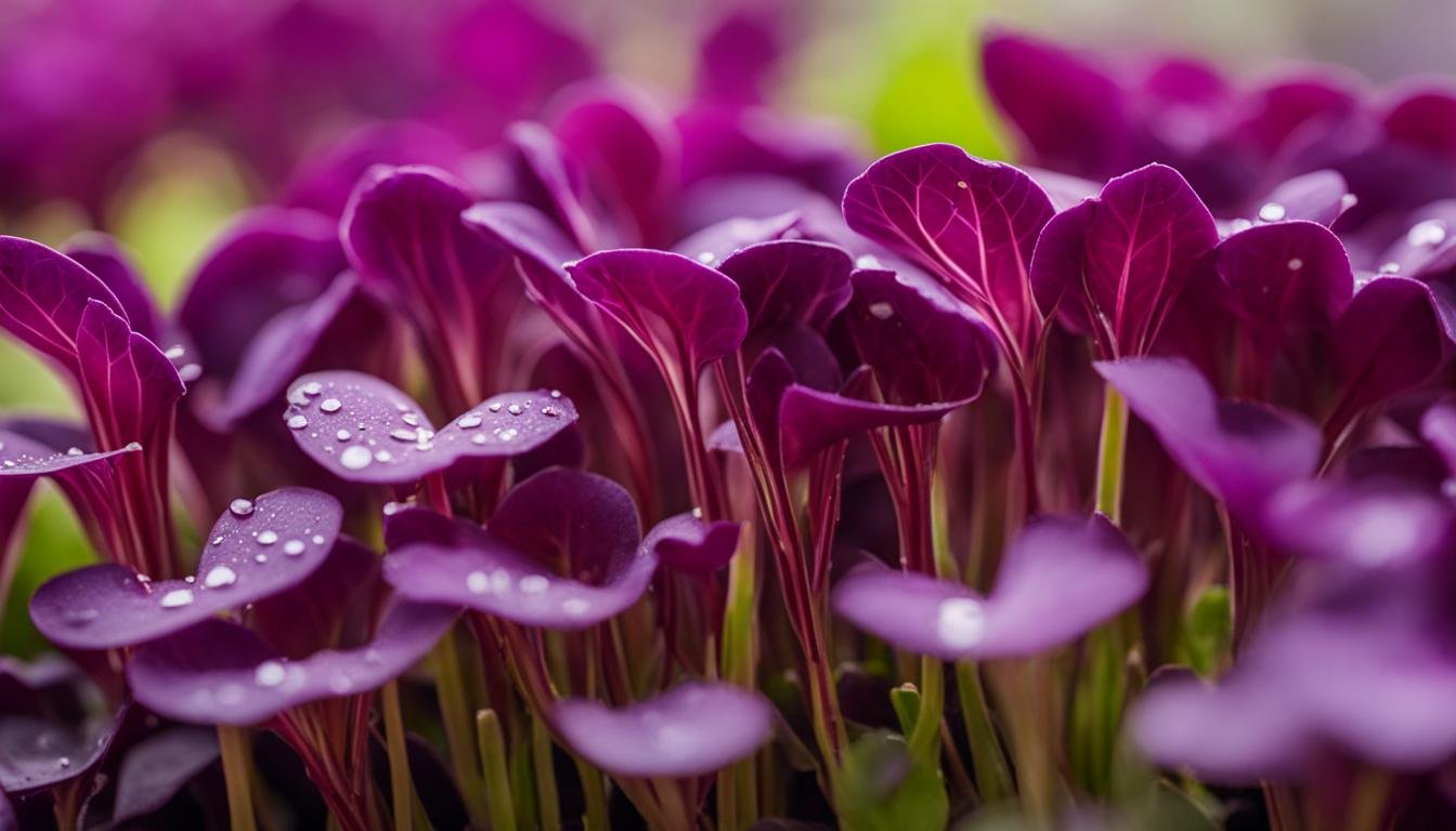 Boost Your Health with Red Cabbage Microgreens Today