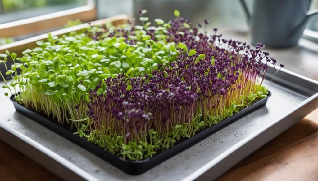 thriving microgreens