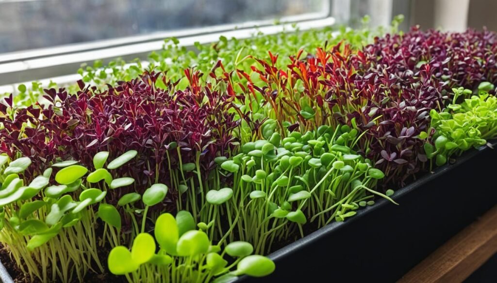 thriving microgreens